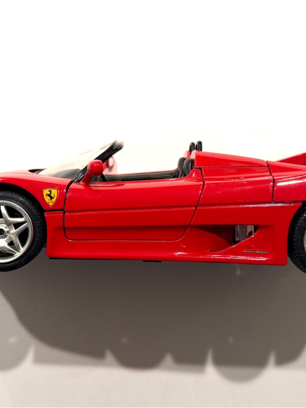 Ferrari F50 Made in Italy by Burago Red Diecast Model Car